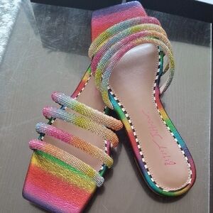 Betsey Jonson Rainbow Sandal.